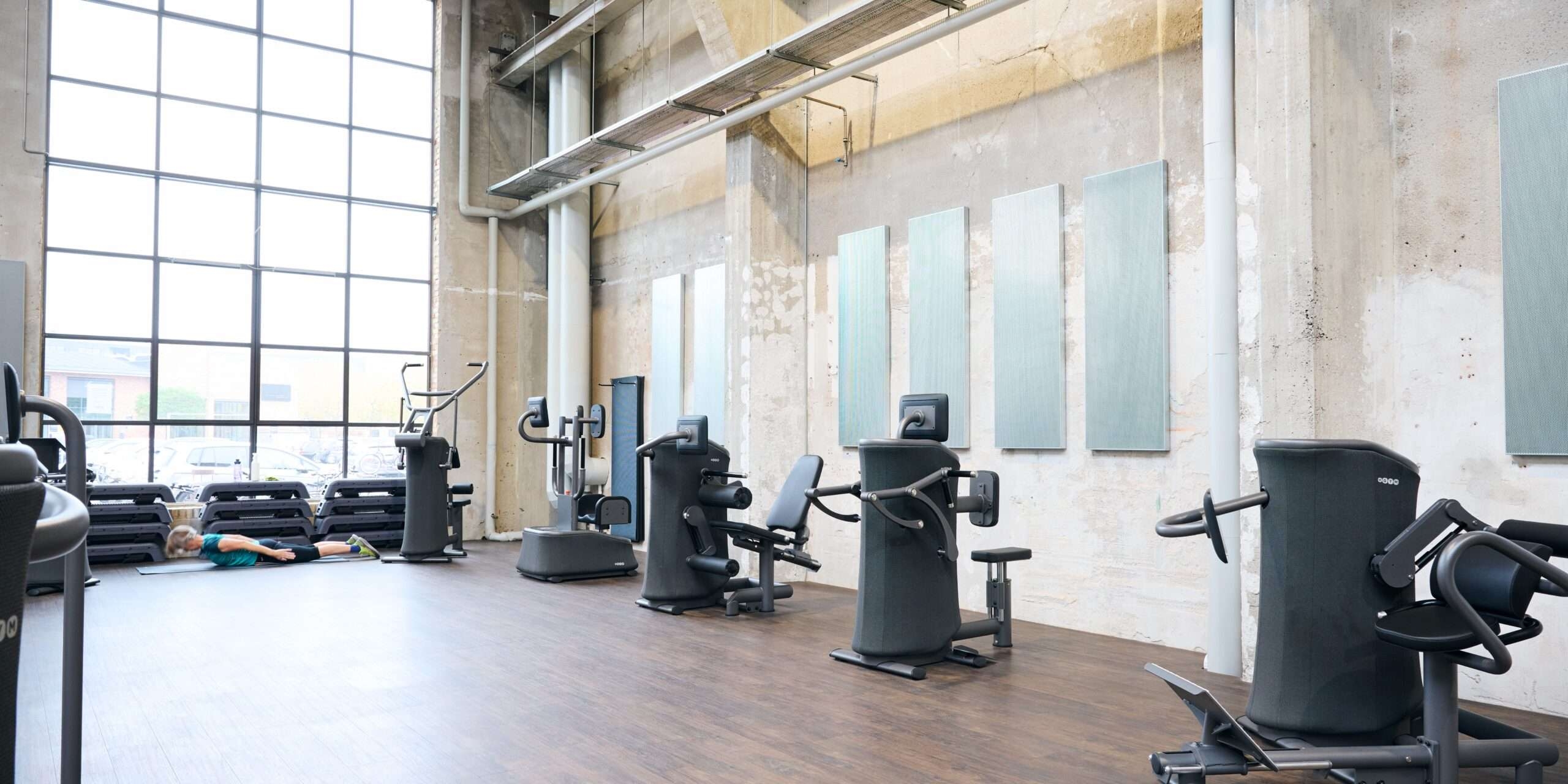 Noise Panels at Fitness Studio in Odense