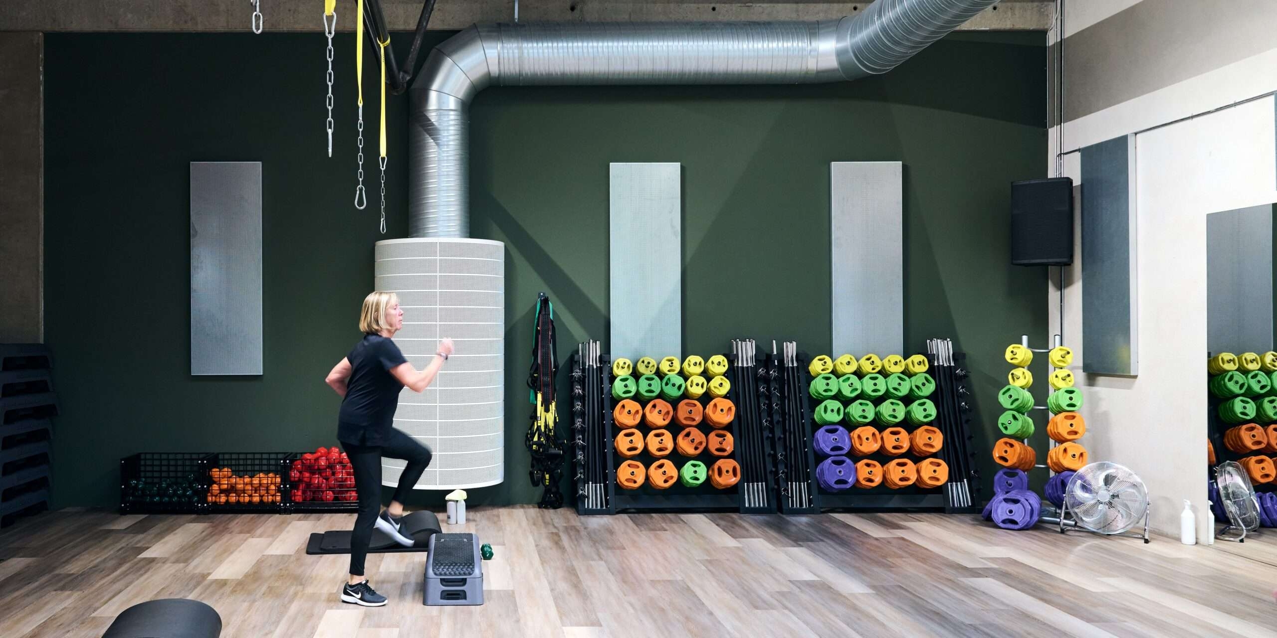 Noise Panels at Fitness Studio in Odense