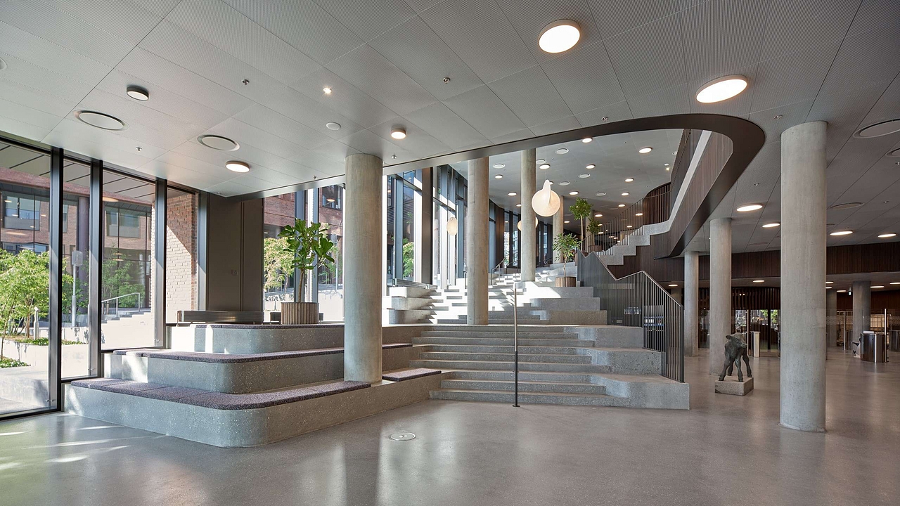 Lobby of the Danske Bank Domicile