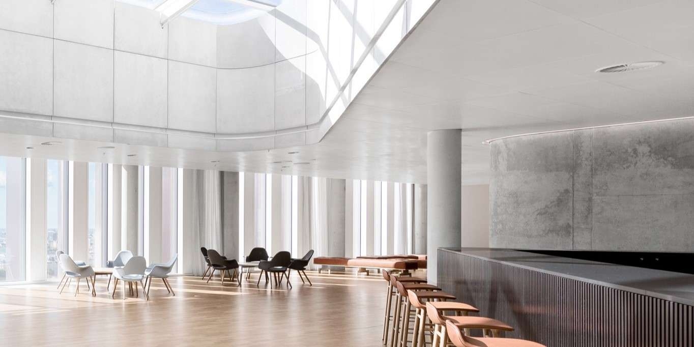 Clip In Ceiling Panels at Mærsk Tower