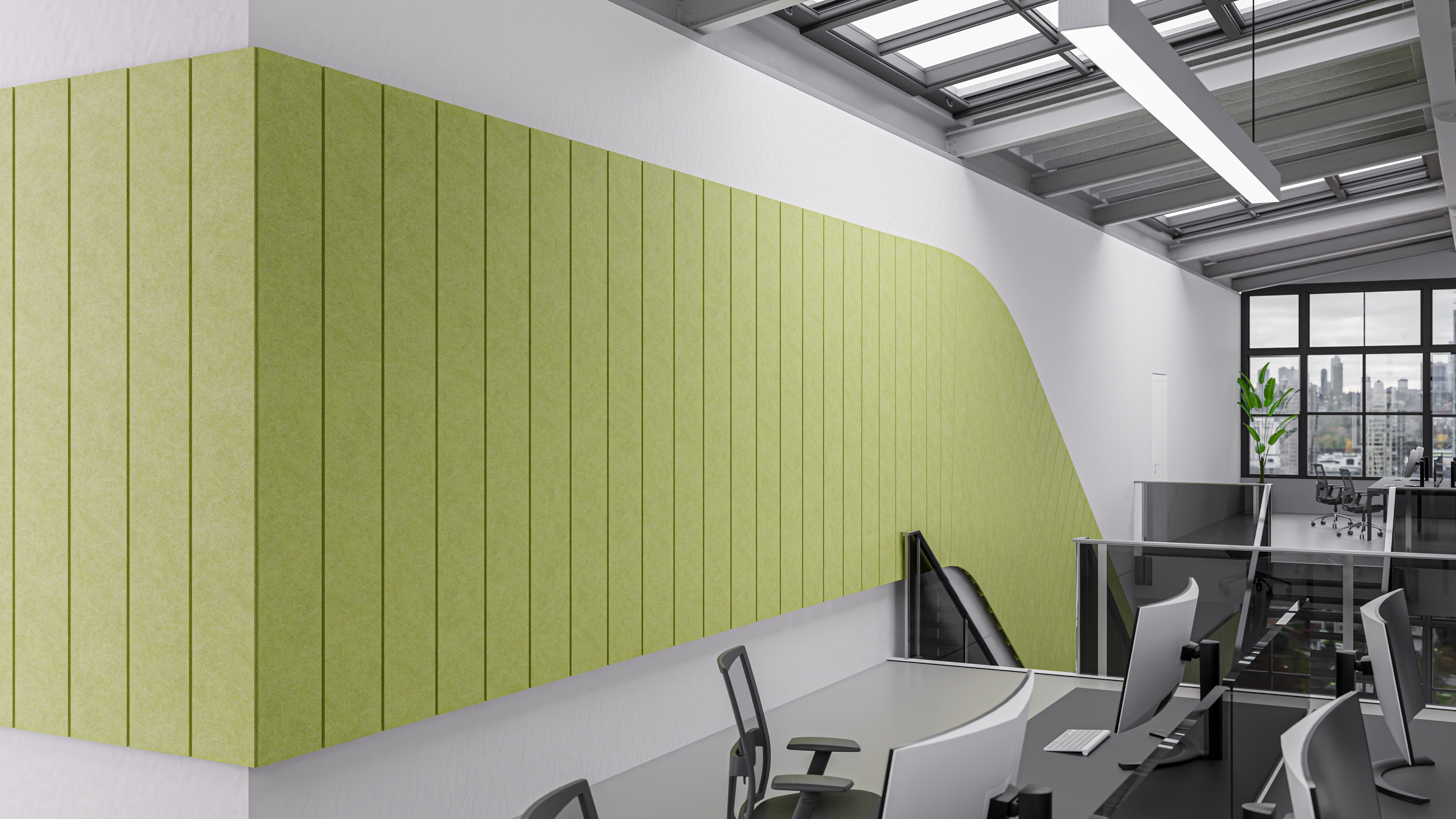 PET Felt Linear Acoustic System | CLASSIQ
