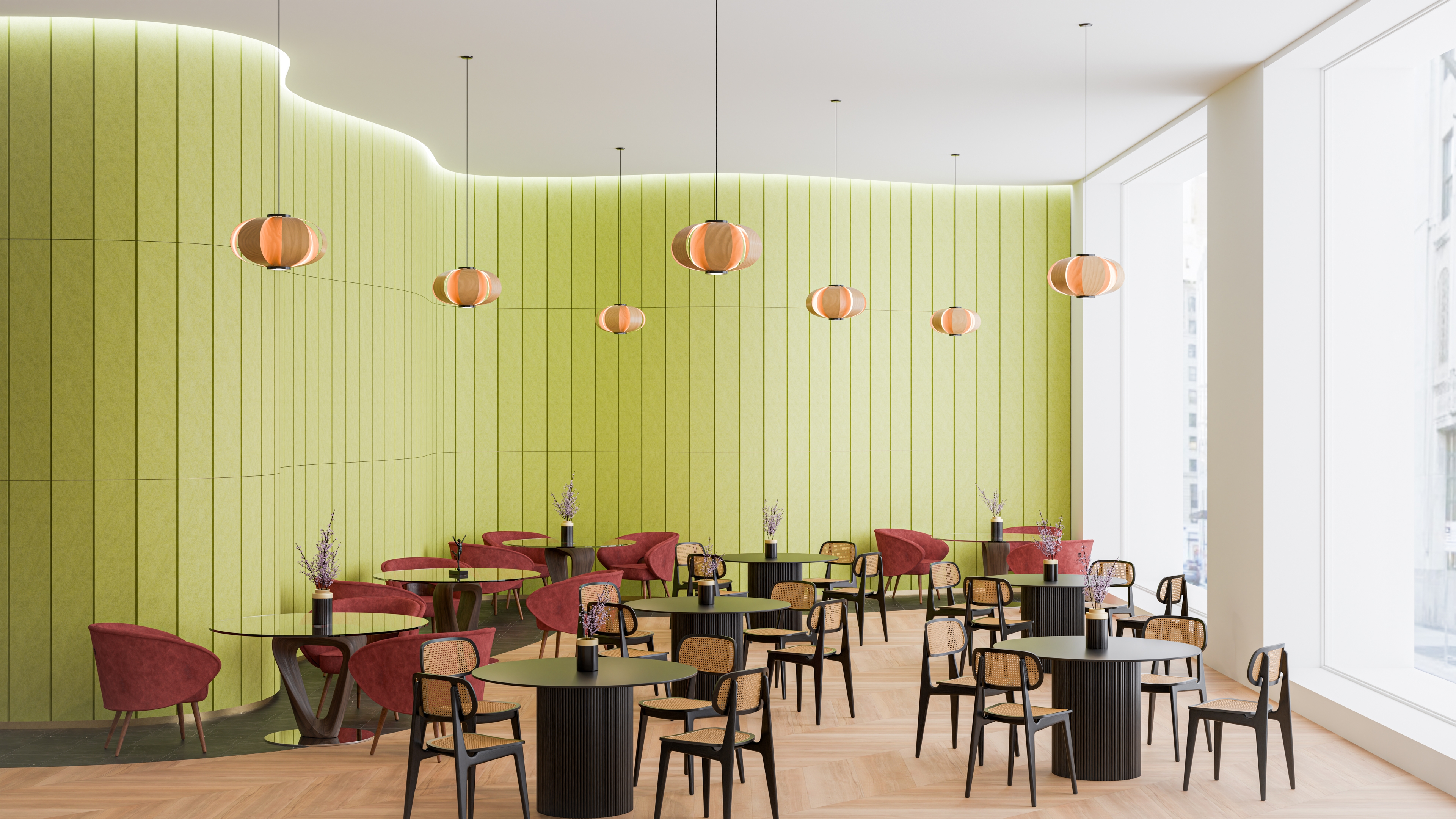 PET Felt Linear Acoustic System | CLASSIQ