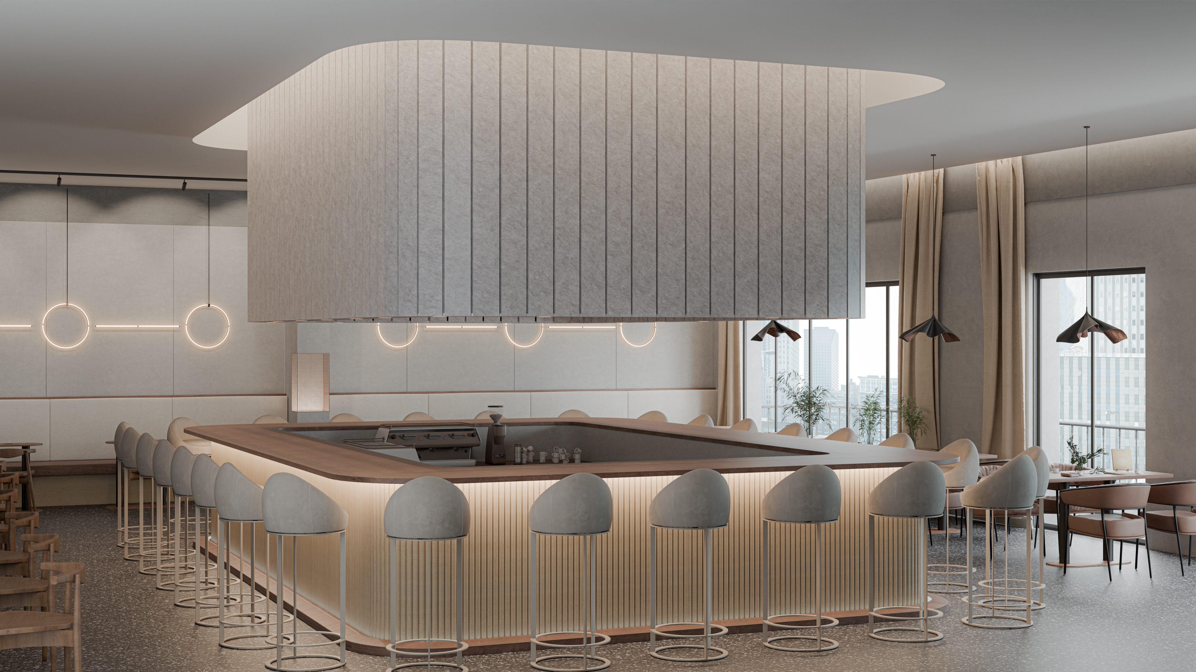 PET Felt Linear Acoustic System | CLASSIQ