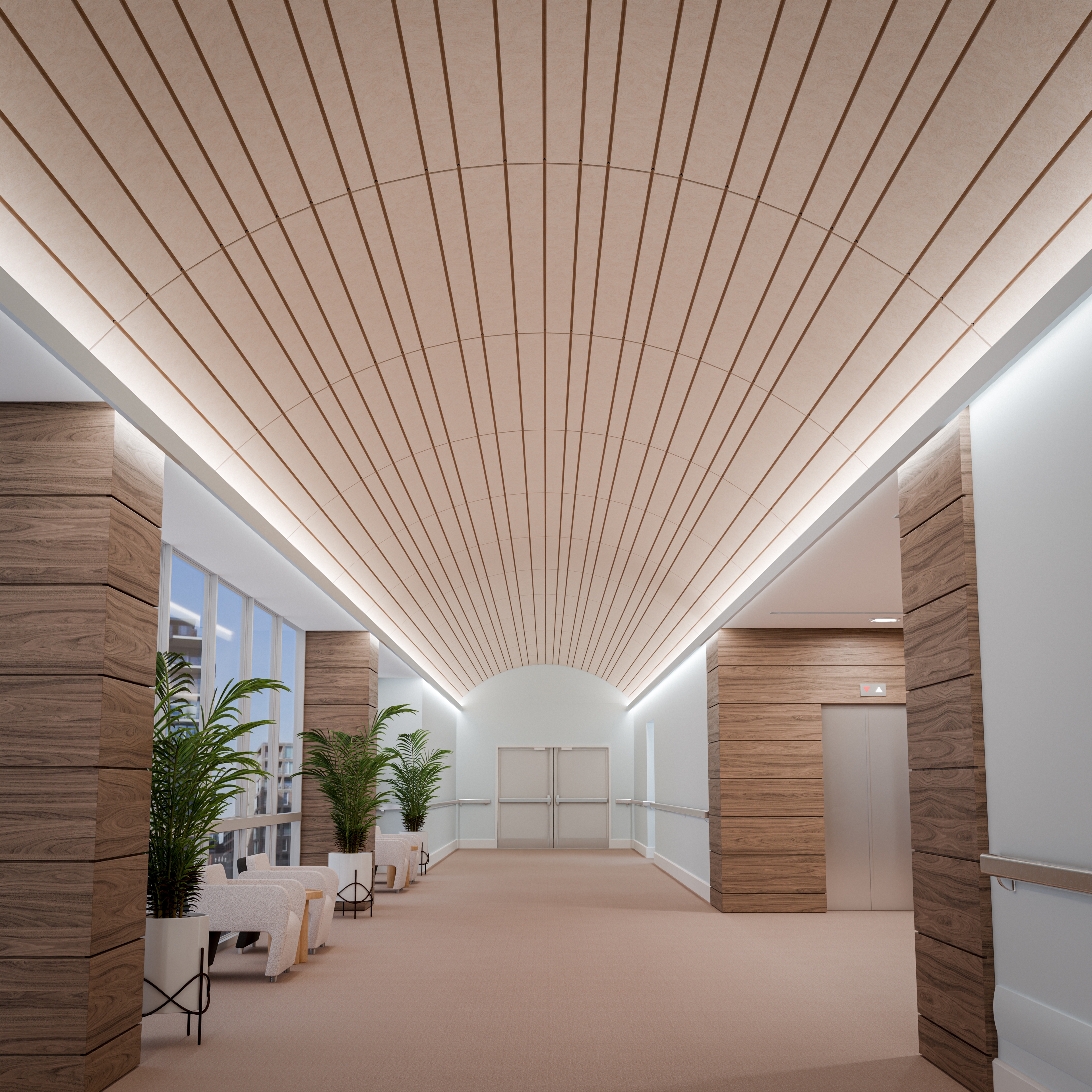 PET Felt Linear Acoustic System | CLASSIQ