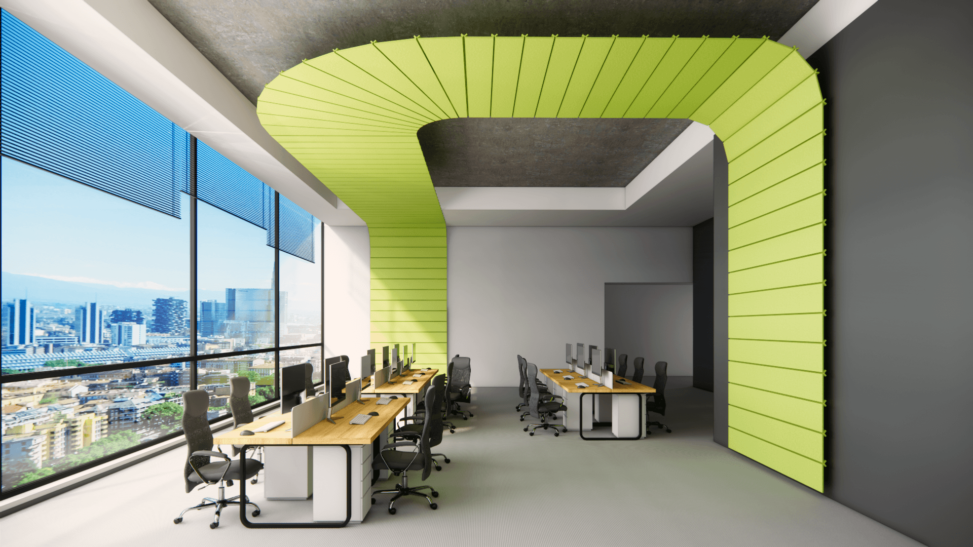 PET Felt Linear Acoustic System | CLASSIQ