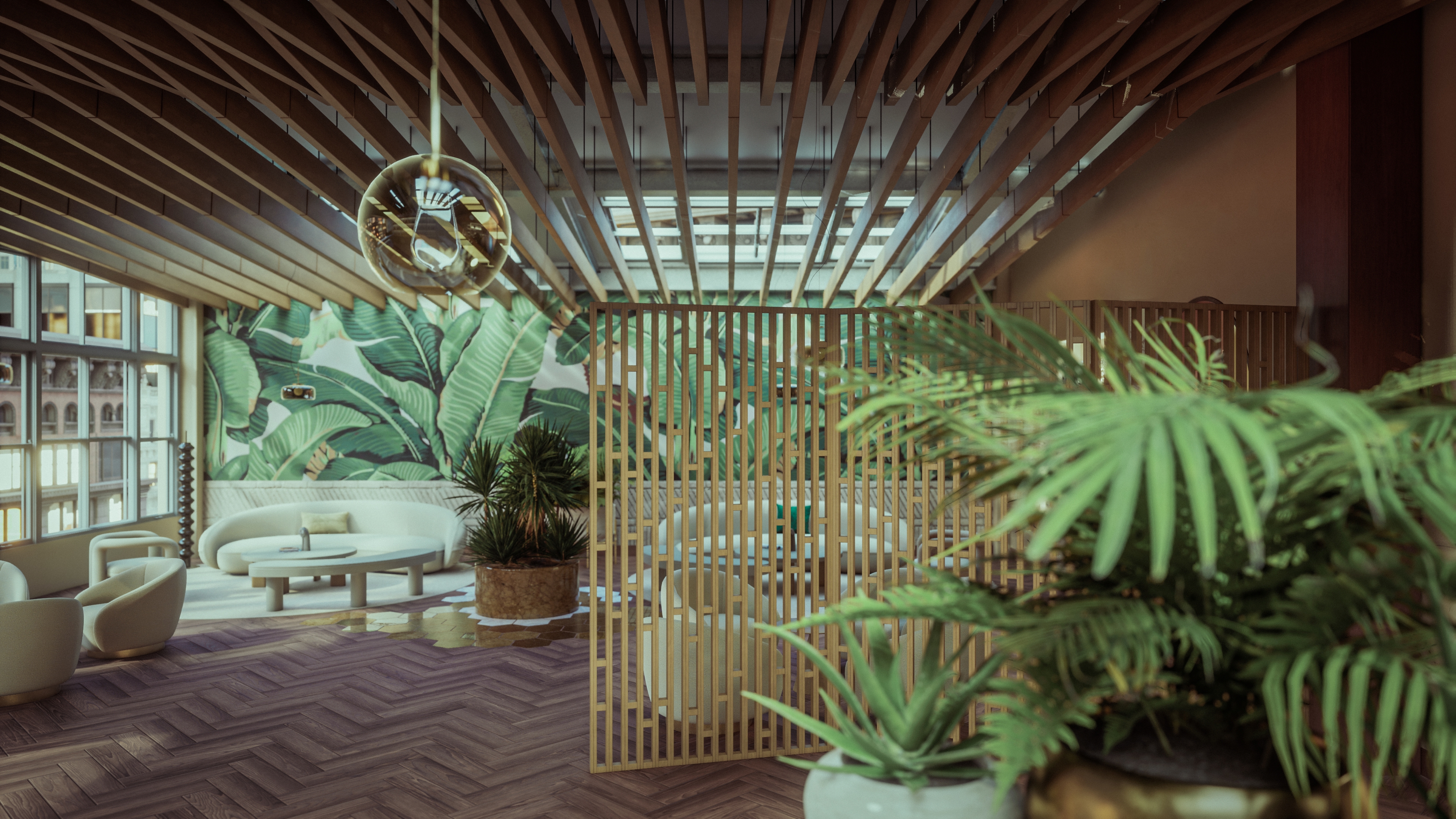 PET Felt Ceiling System | BEAM