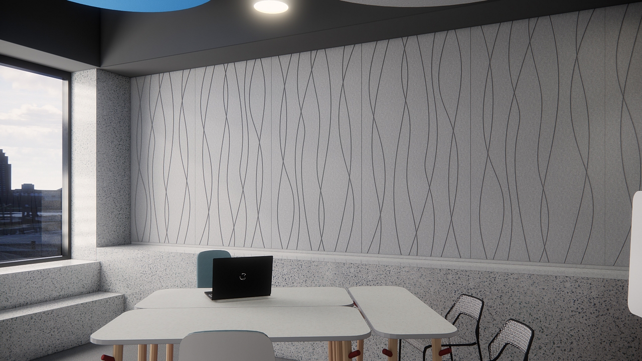 PET Felt Engraved Acoustic Panel | VEE