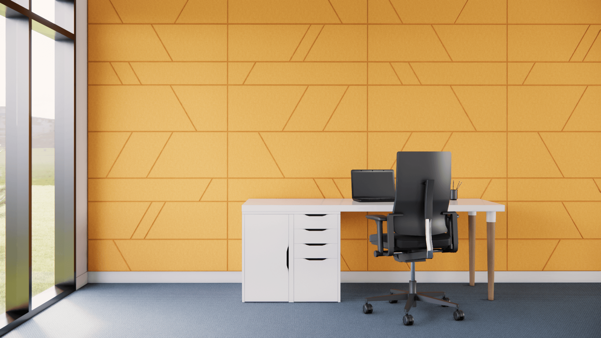 PET Felt Engraved Acoustic Panel | VEE