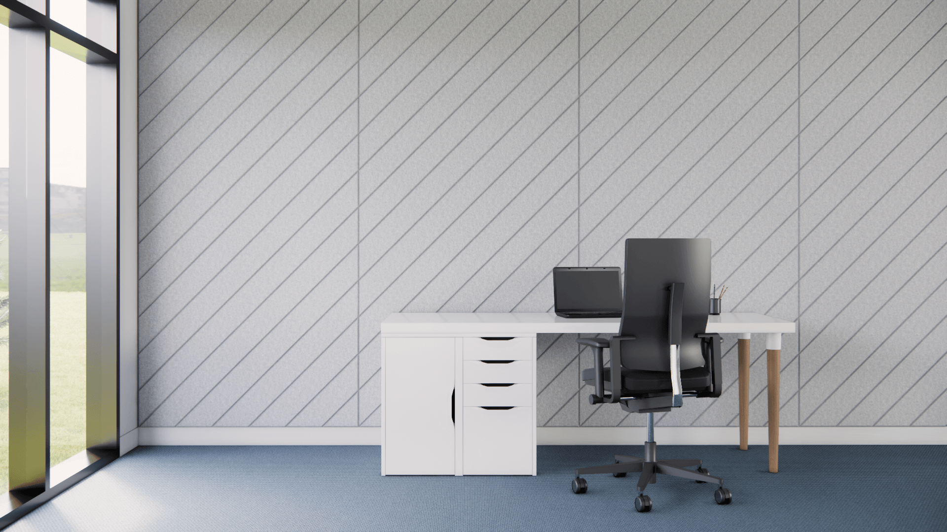 PET Felt Engraved Acoustic Panel | VEE