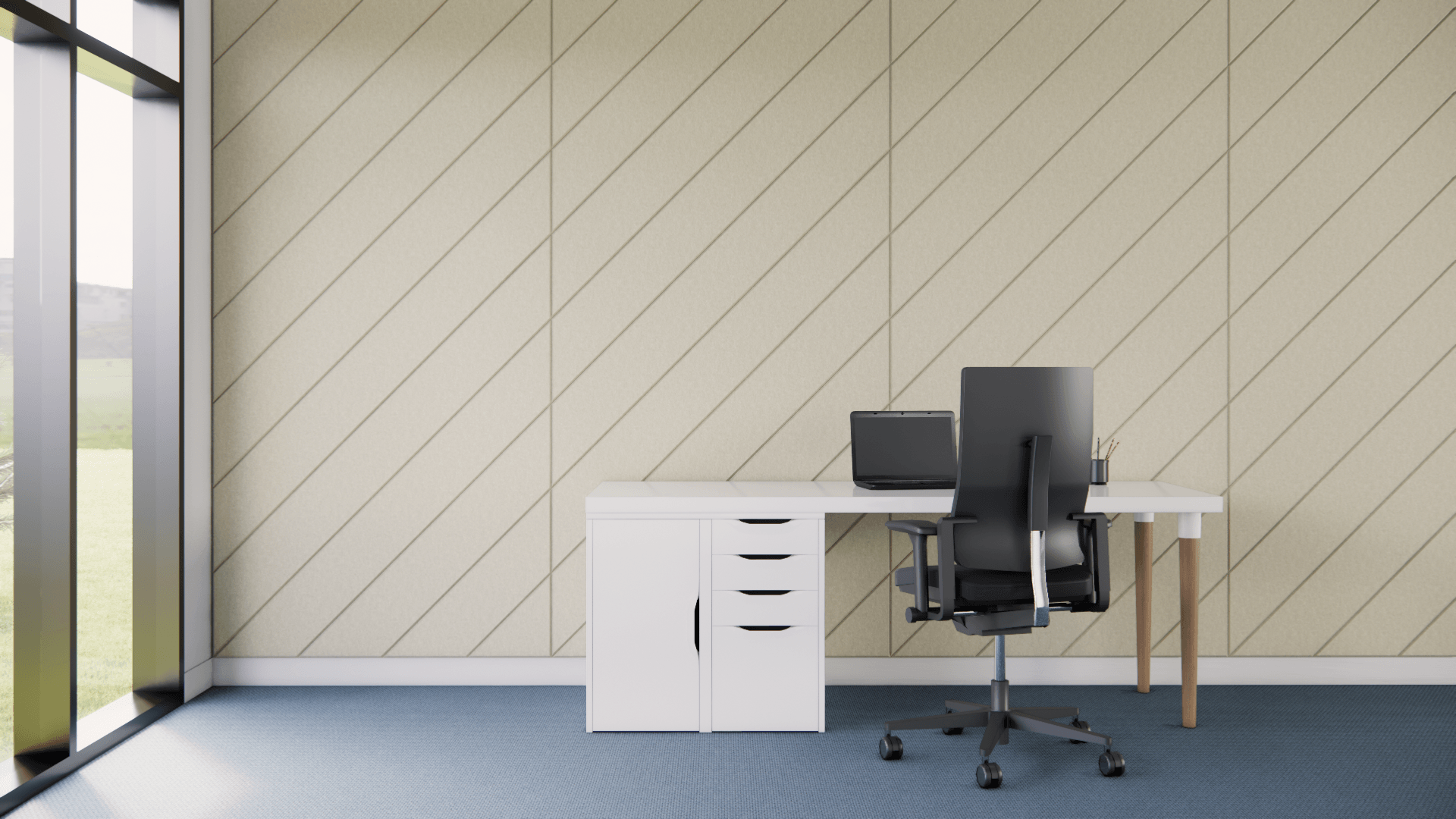 PET Felt Engraved Acoustic Panel | VEE