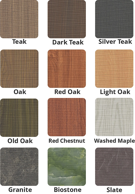 Available printed textures