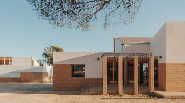Classic Tile Roof for Camping Site in Alfacs