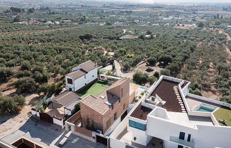 Flat Tile Roof in Granada Home