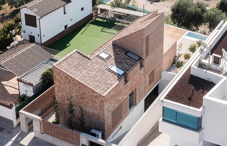 Flat Tile Roof in Granada Home