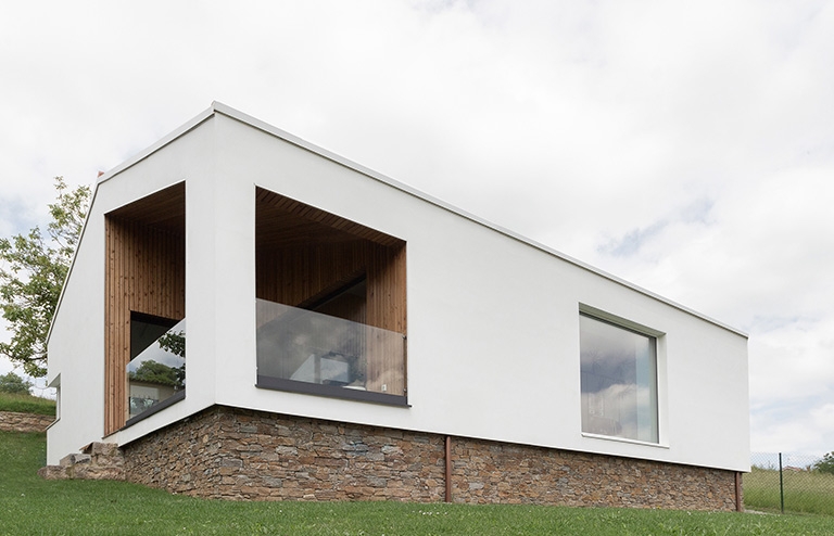 Interlocking Tile Roof at Xatera House
