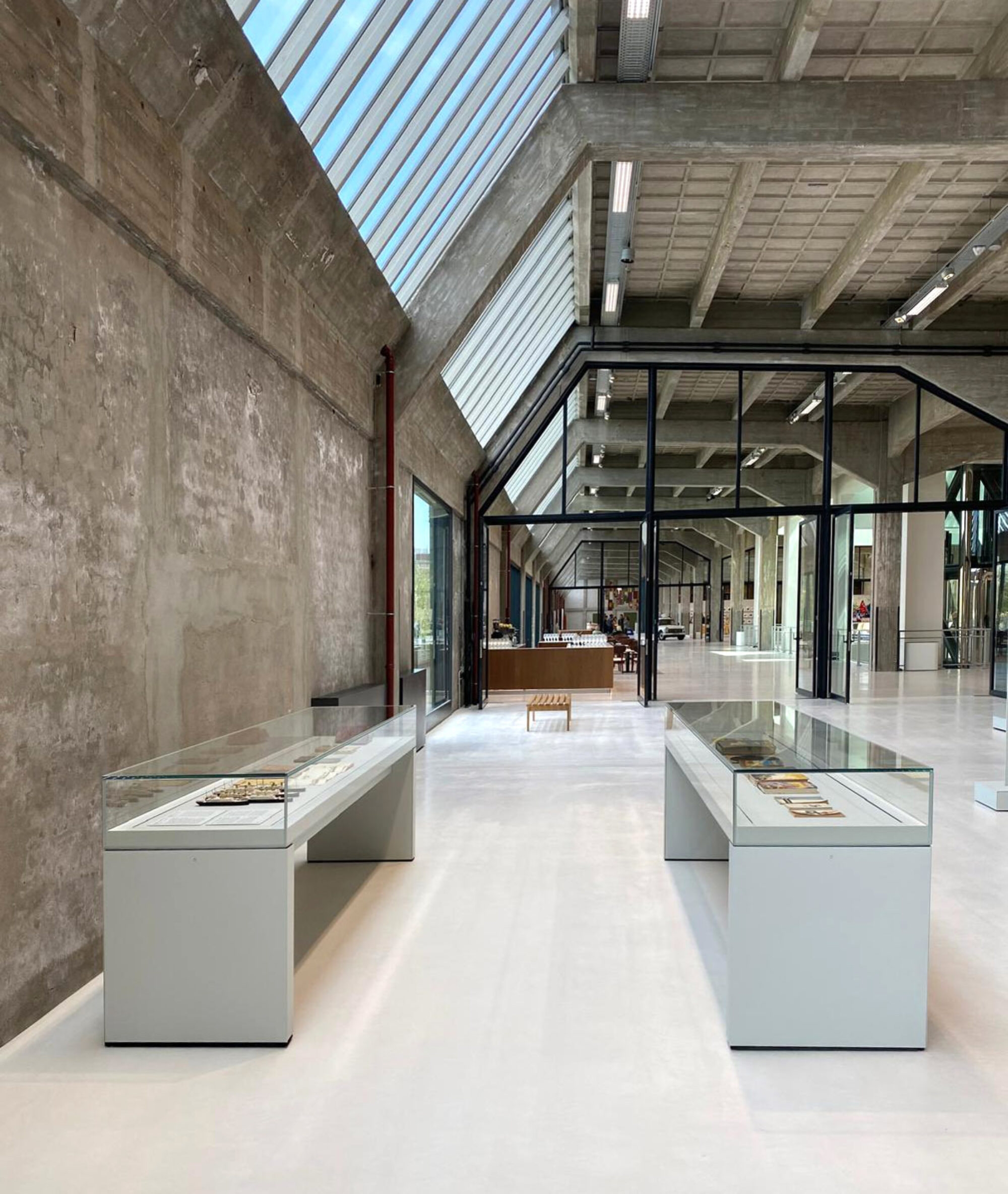 Display Cases at Fenix Museum of Migration