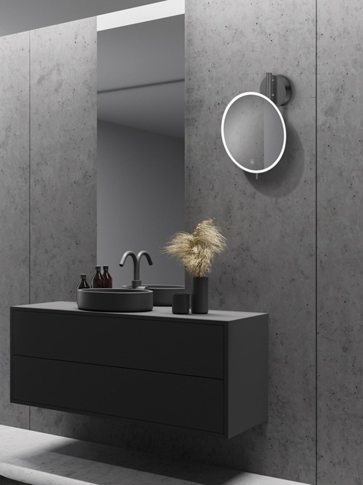 Hotel Bathroom Accessories - Magnifying LED Mirrors