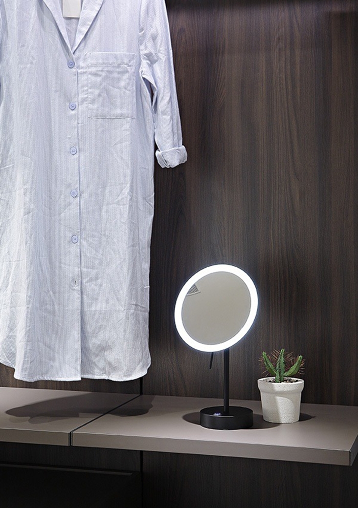 Hotel Bathroom Accessories - Magnifying LED Mirrors