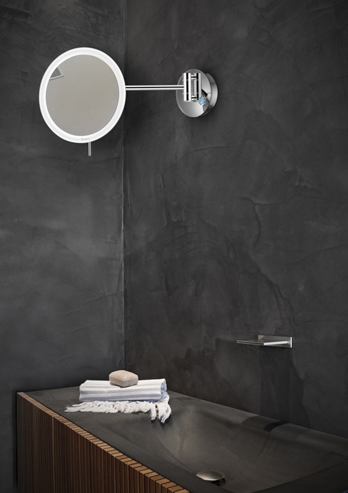 Hotel Bathroom Accessories - Magnifying LED Mirrors