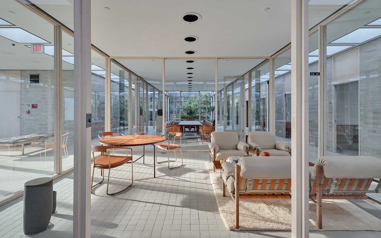 Modern Furniture in Johnson's Schlumberger Building