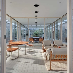 Modern Furniture in Johnson's Schlumberger Building