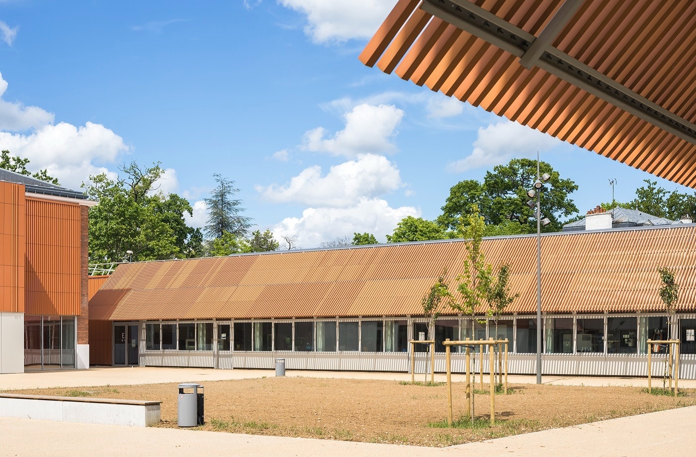 Modular Ceramic Facade at Lycée Gustave Monod