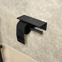 Wall-Mounted Double Toilet Roll Holder