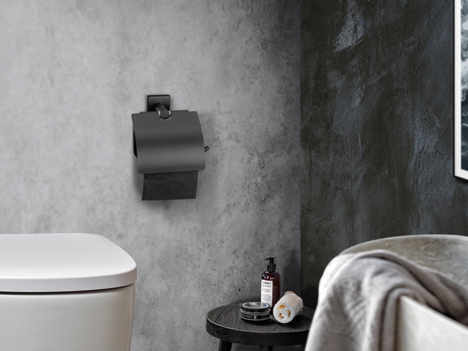 Wall-Mounted Double Toilet Roll Holder