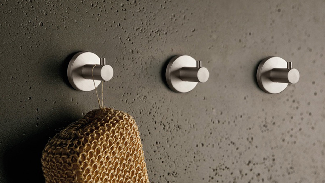 Metallic Bathroom Accessories -  Bath Robe Hooks