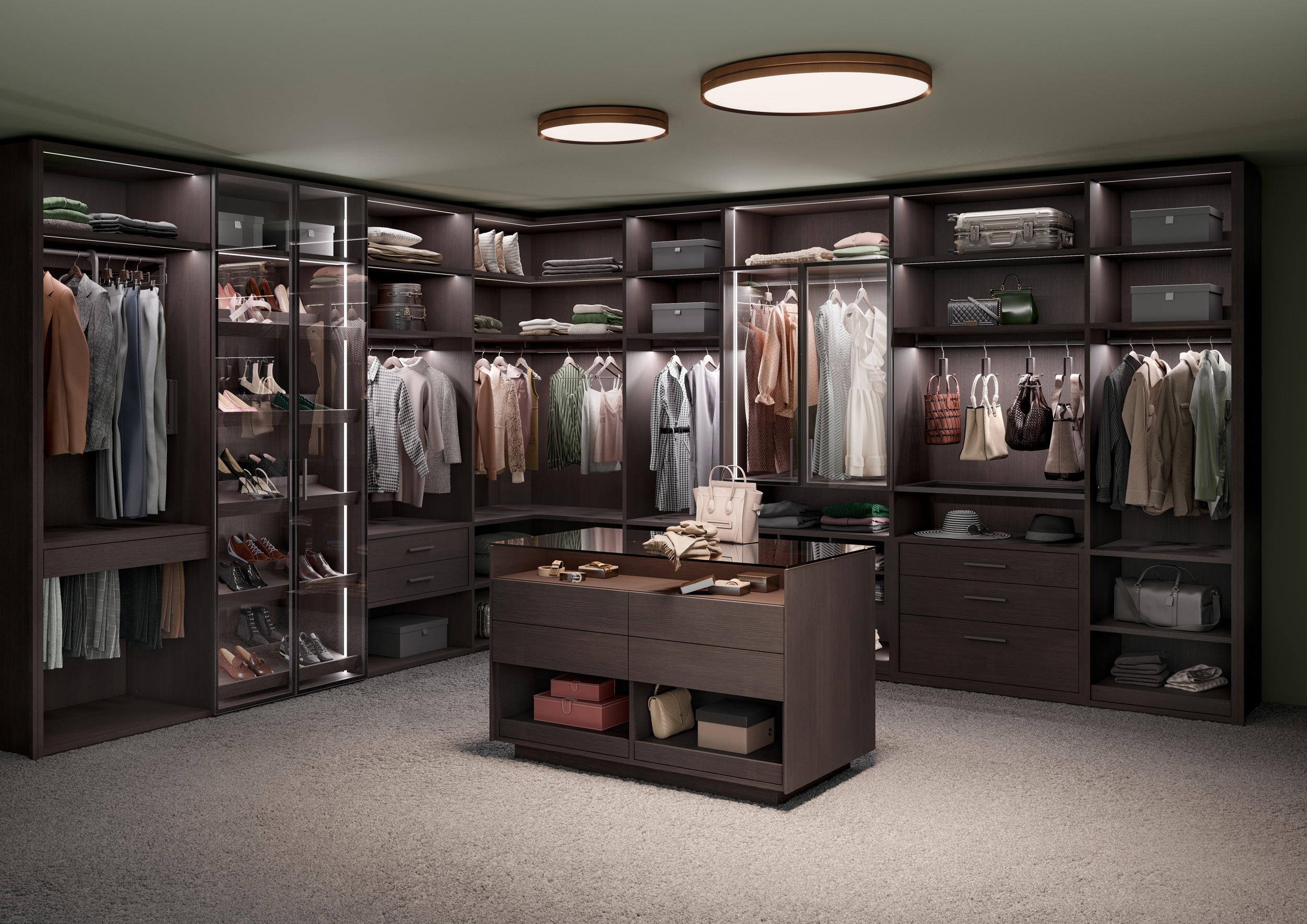 Closet Storage System - Legno