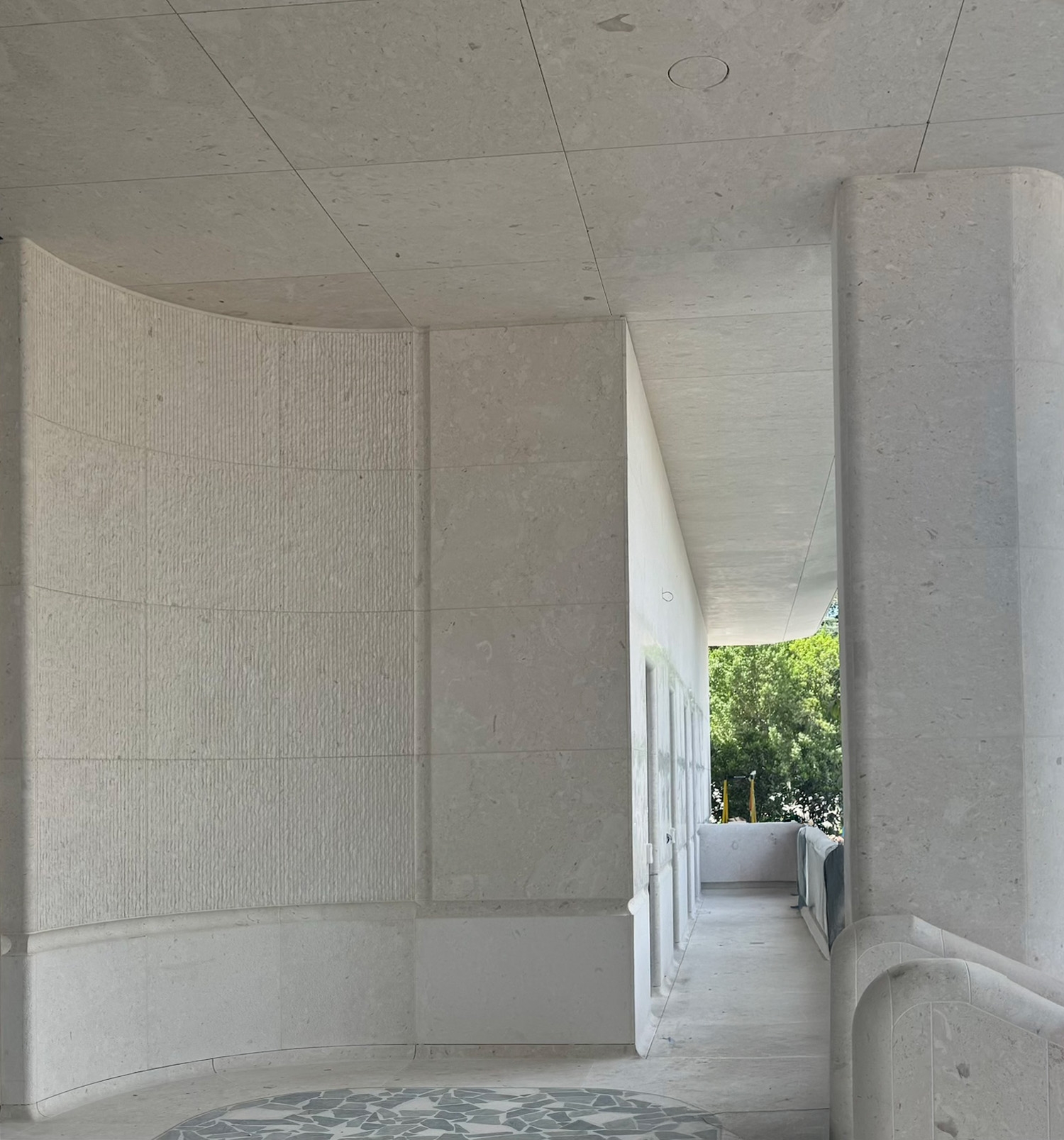 Marble Cladding at Seaway Residential Project