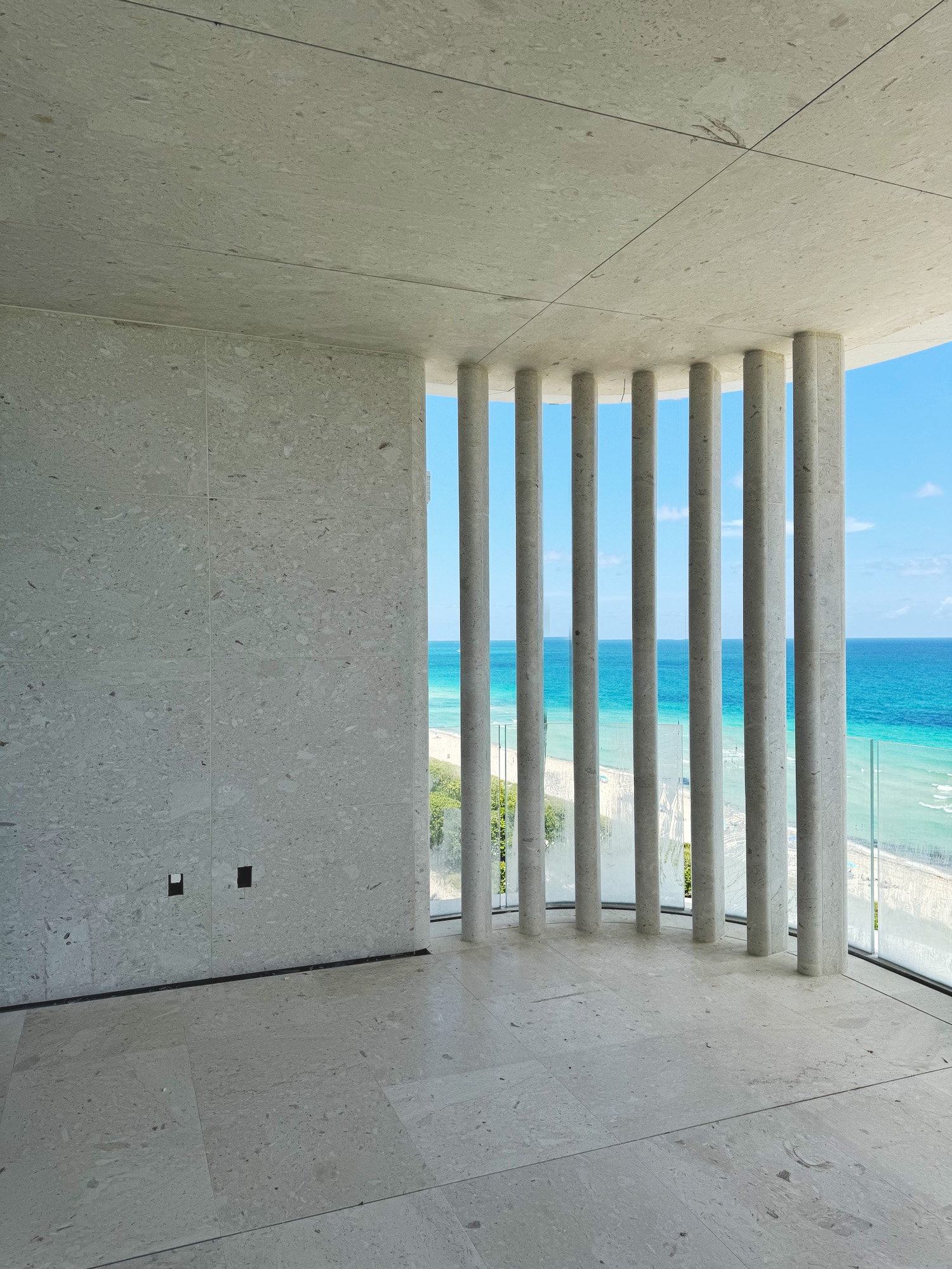 Marble Cladding at Seaway Residential Project