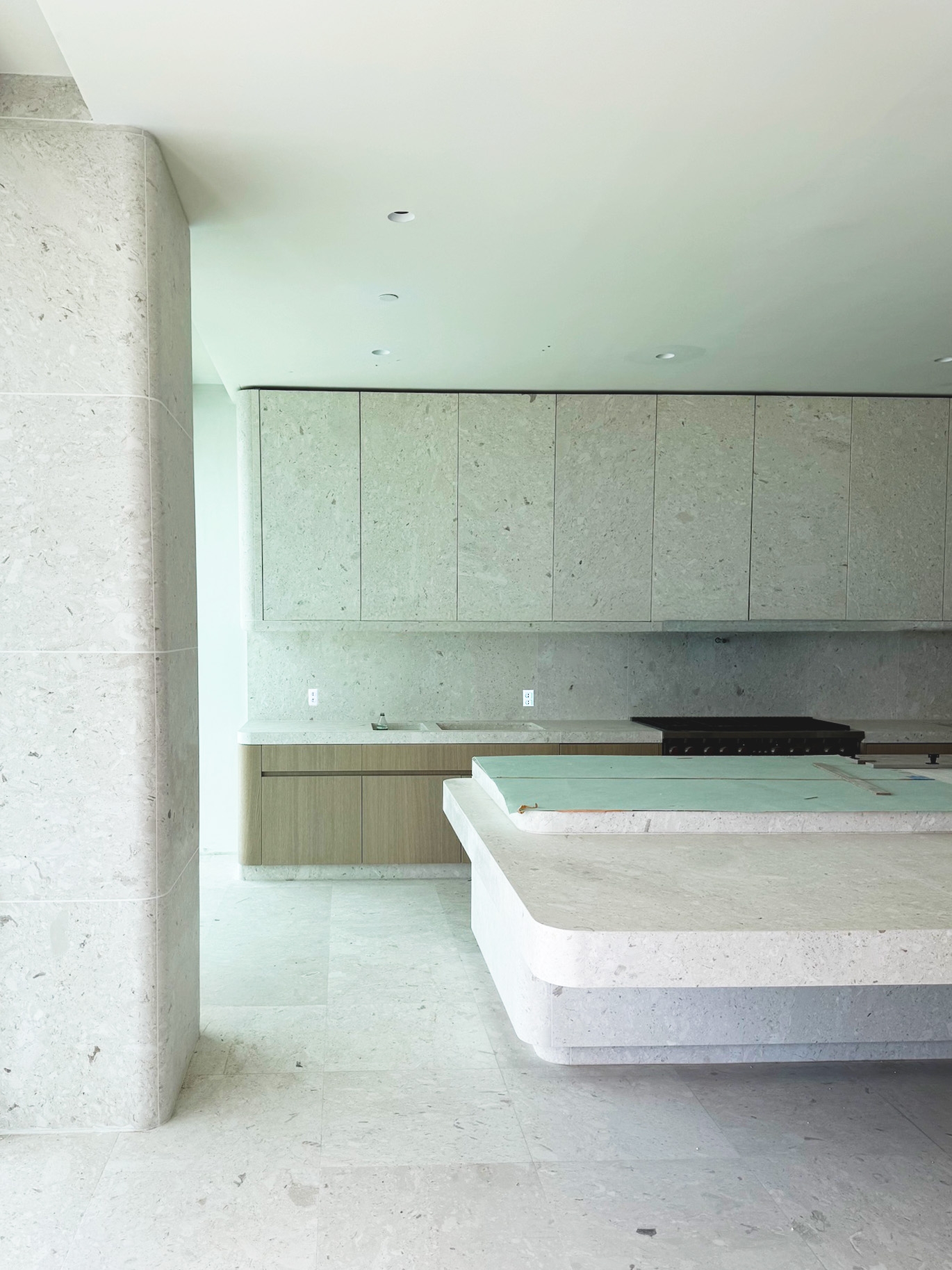 Marble Cladding at Seaway Residential Project