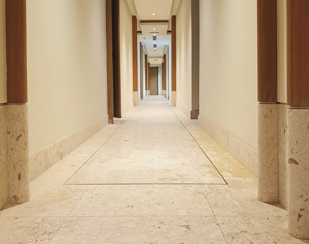 Marble Cladding at Seaway Residential Project