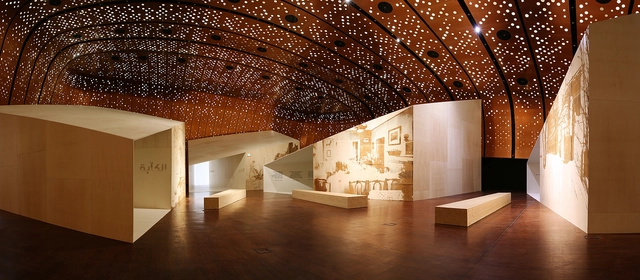 Plywood Pavilions at Munch Exhibition