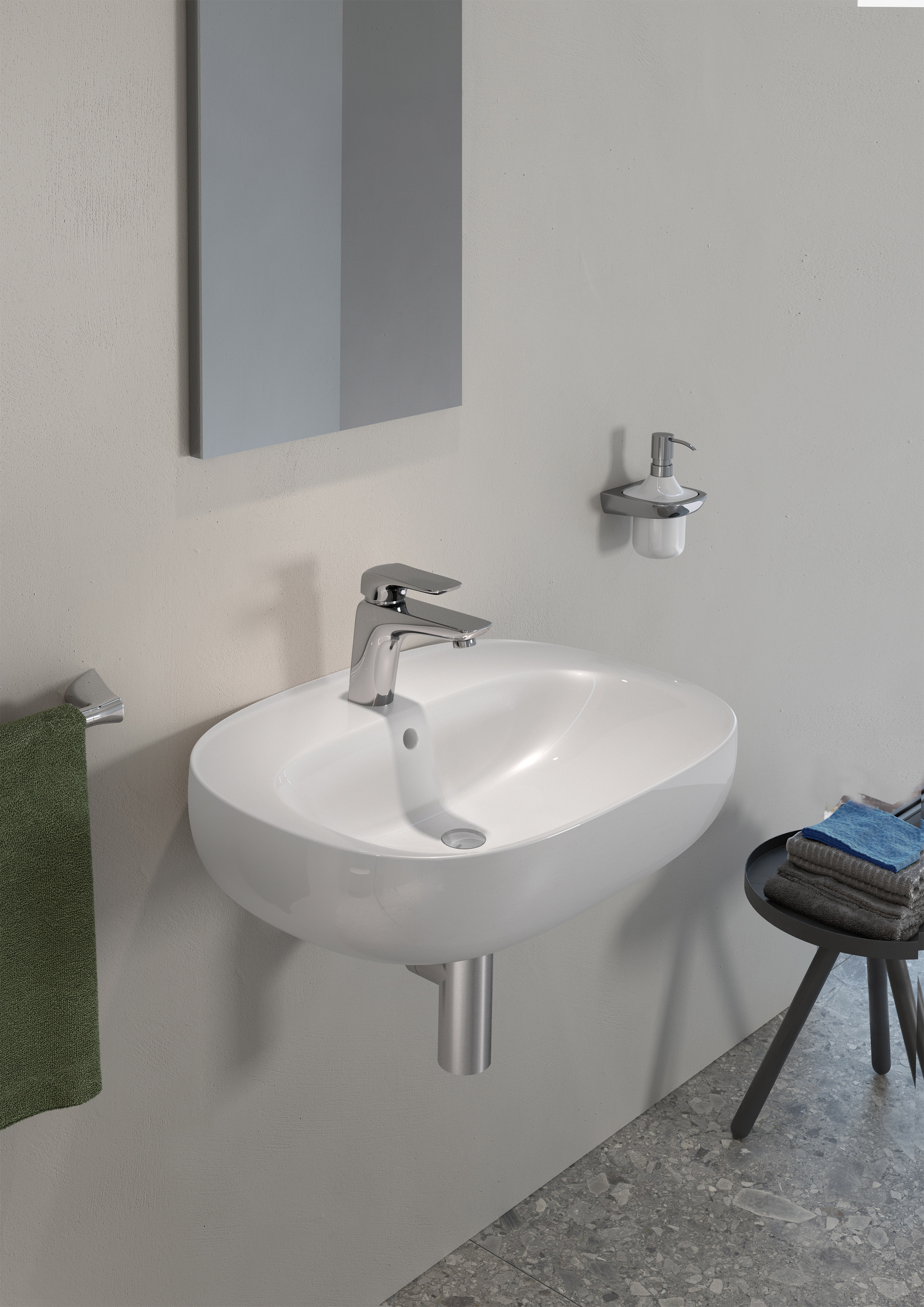 Wall-Mounted Washbasins – Compact Ceramic Models
