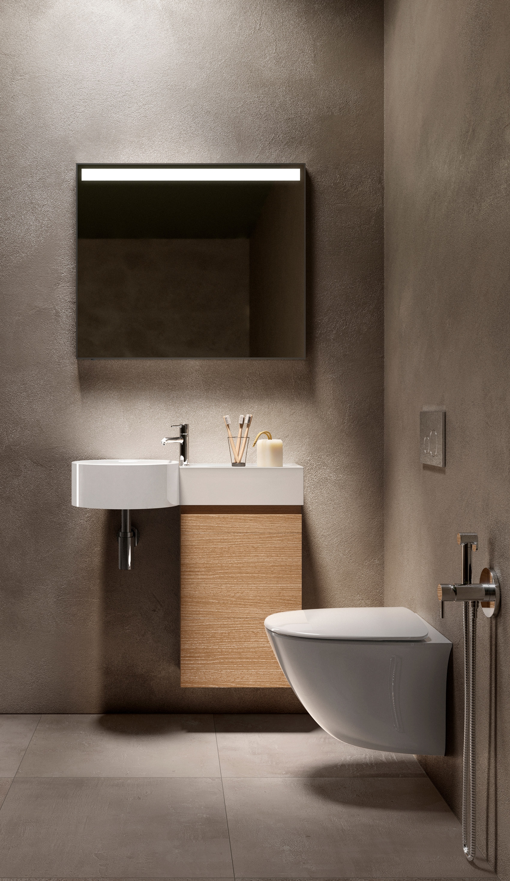 Wall-Mounted Washbasins – Compact Ceramic Models