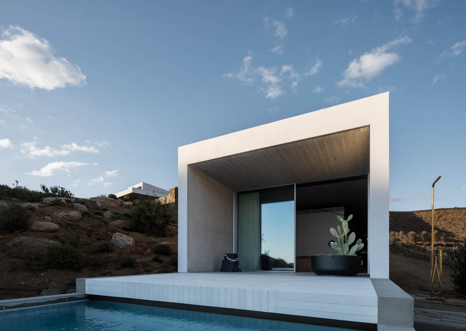 Marble Bathrooms at Aimasia Residence, Mykonos