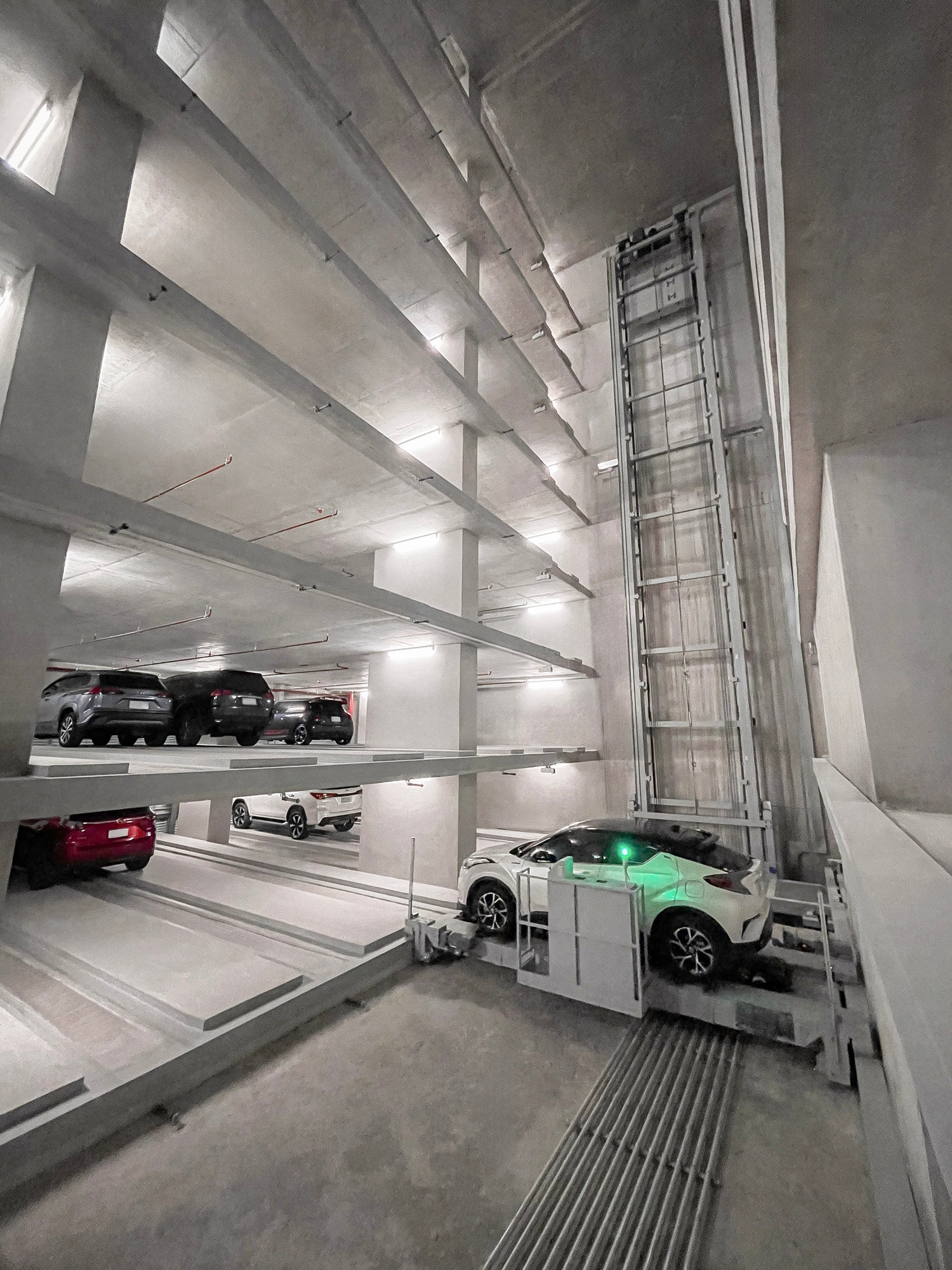 Robotic Parking System in Residential Building