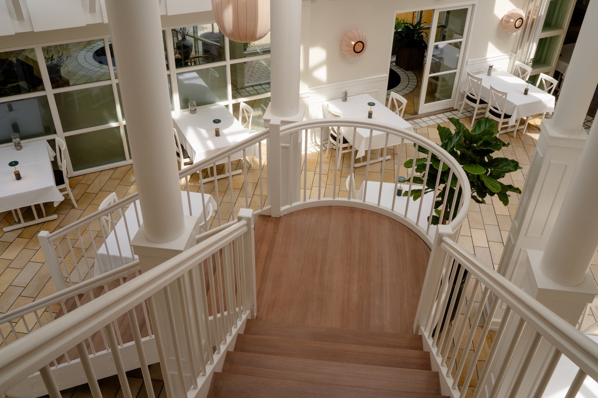 Lighting Fixtures at Fakkelgaarden Restaurant