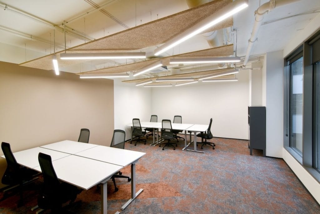 Acoustic Ceiling Clouds - Envirocoustic™ Wood Wool