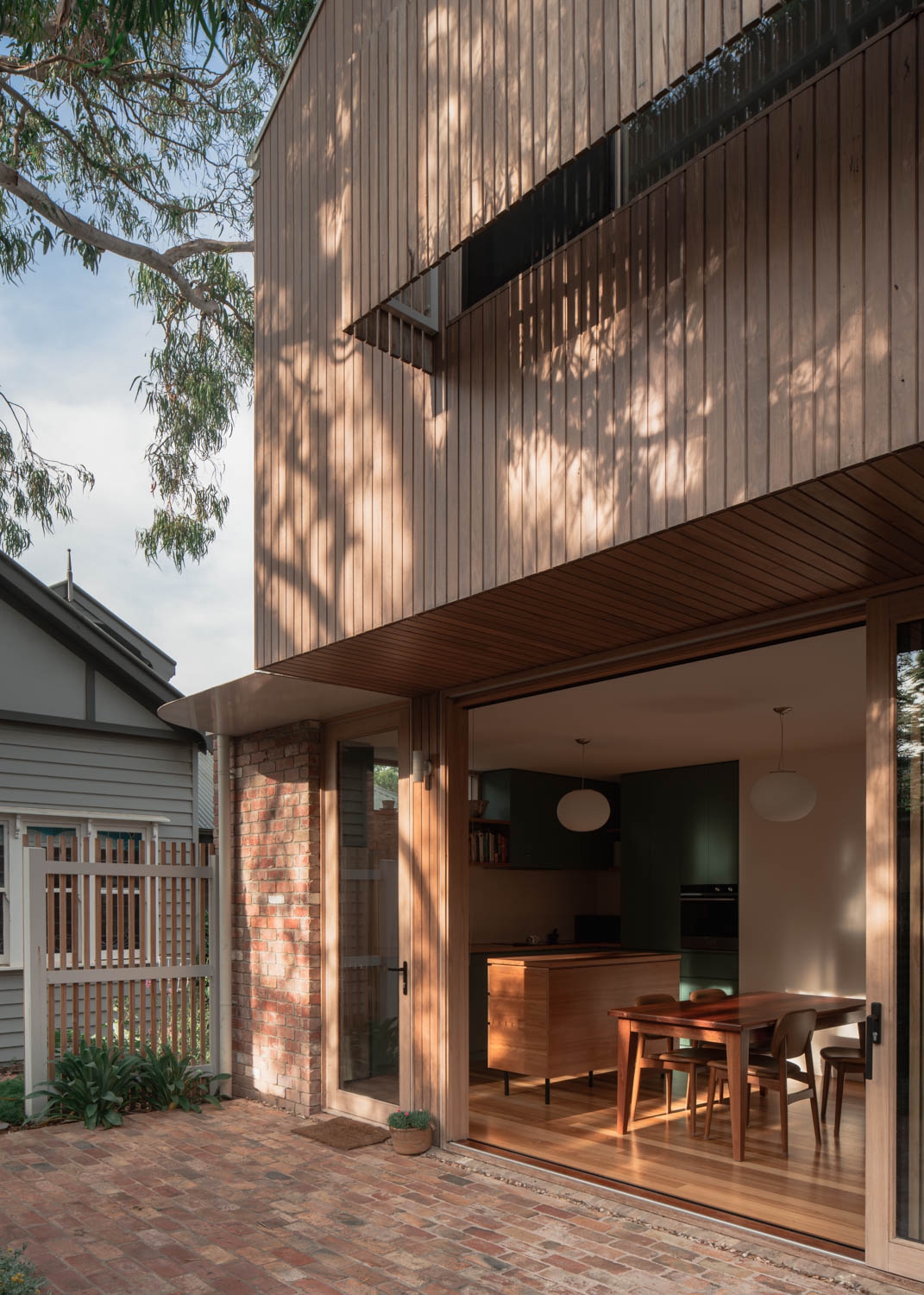 External Venetian Blinds in Little Brick House