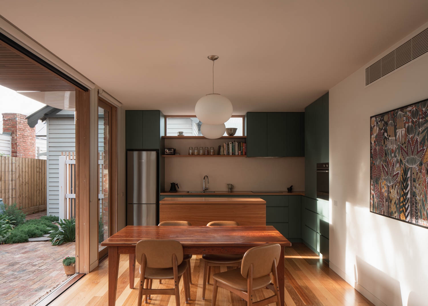 External Venetian Blinds in Little Brick House
