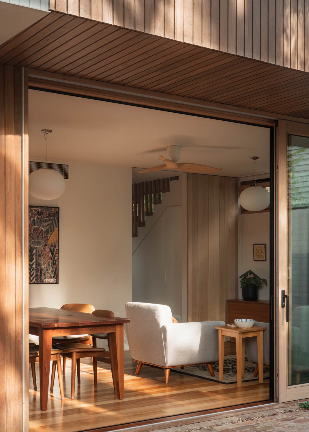 External Venetian Blinds in Little Brick House