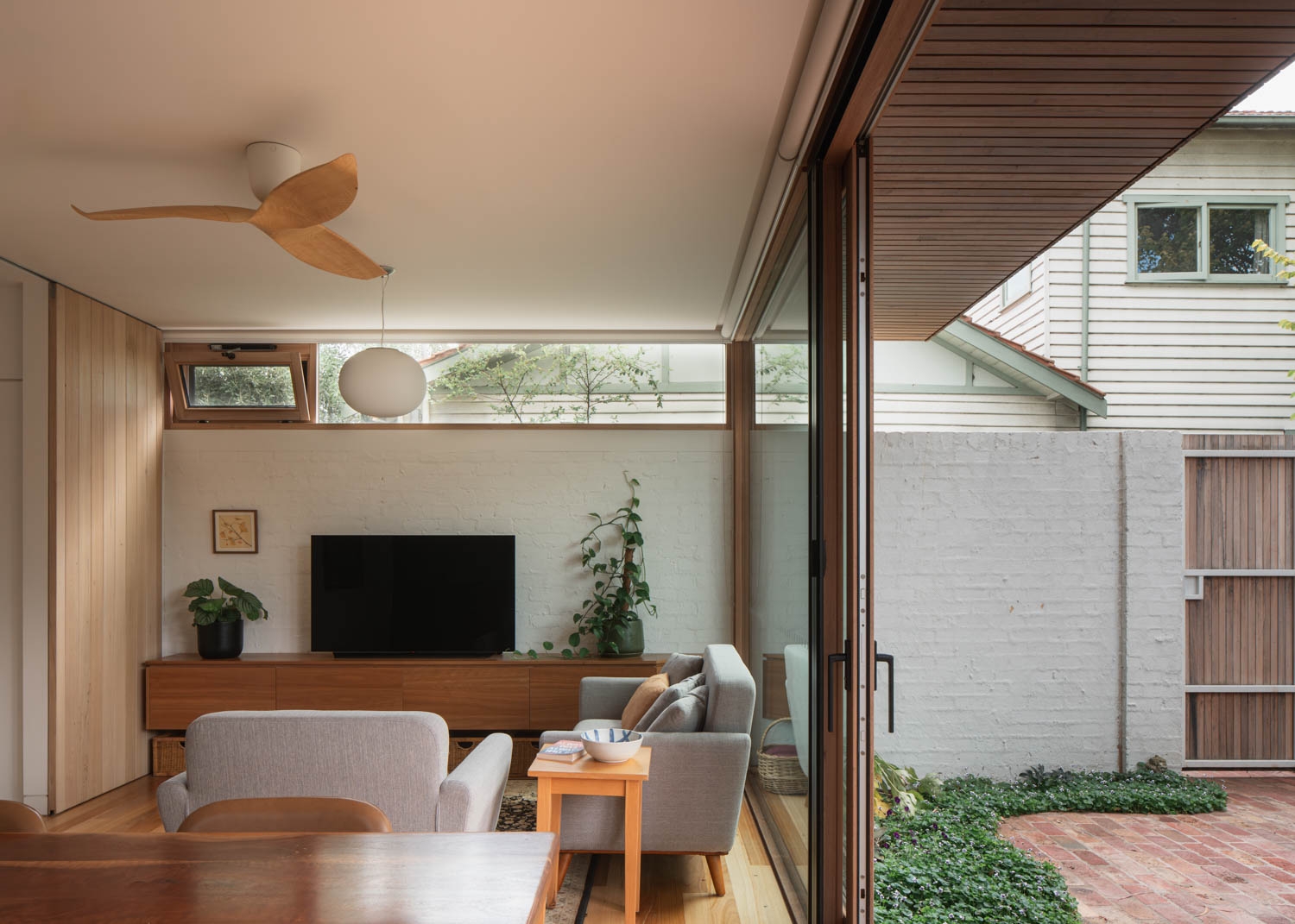 External Venetian Blinds in Little Brick House
