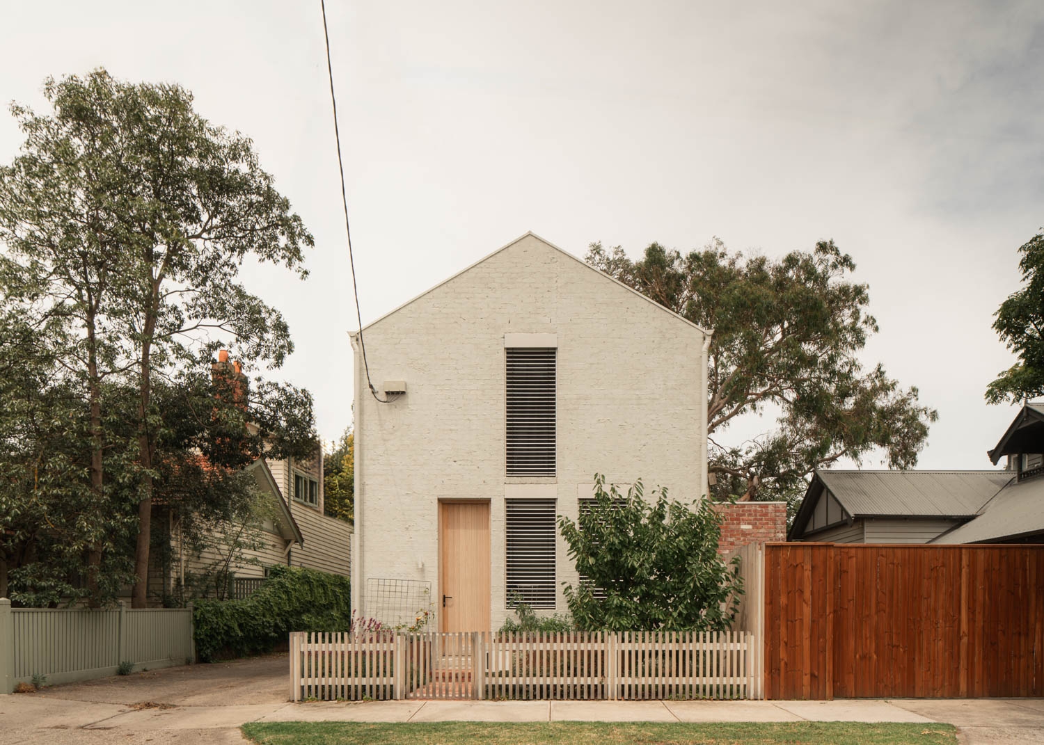 External Venetian Blinds in Little Brick House