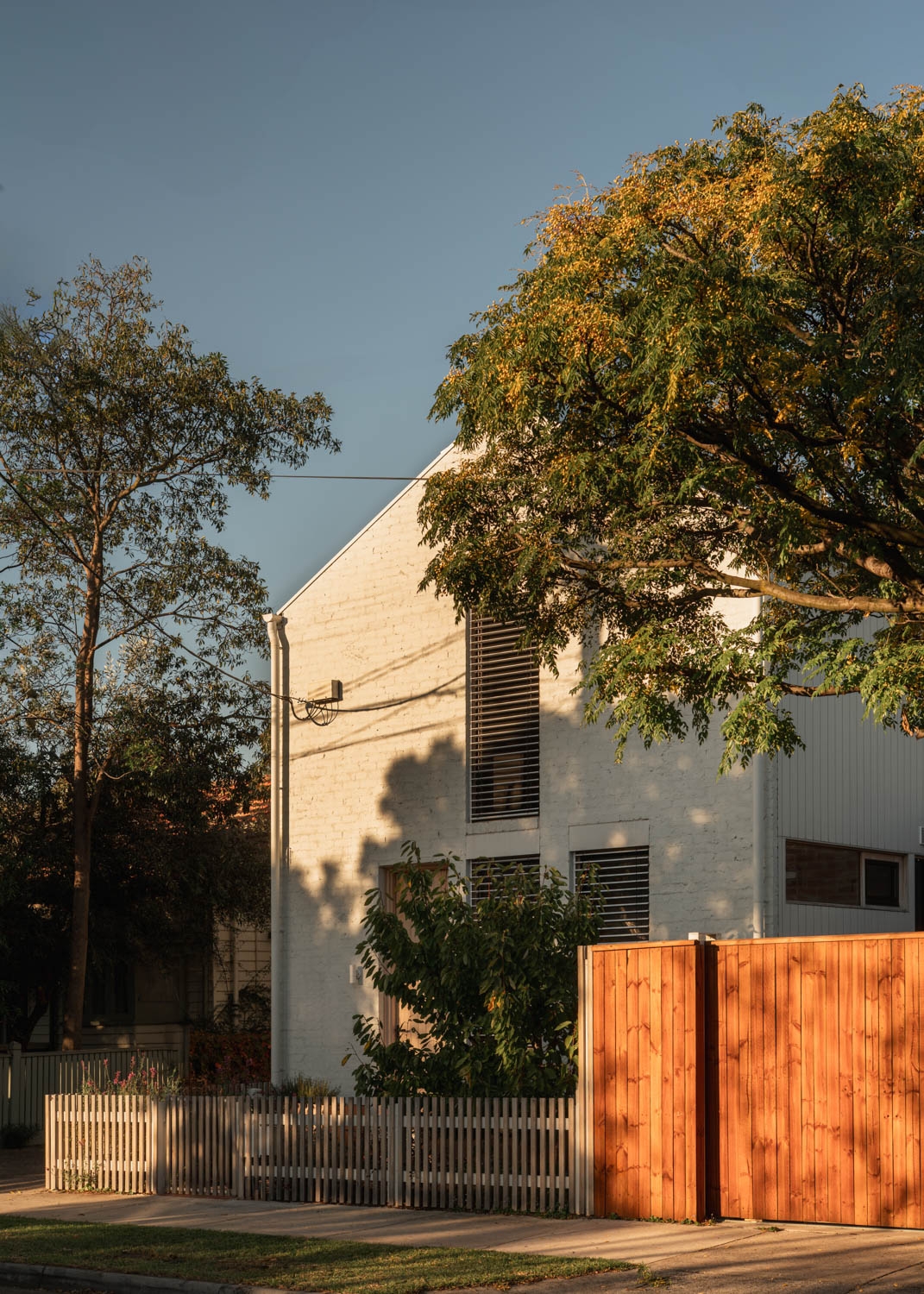 External Venetian Blinds in Little Brick House