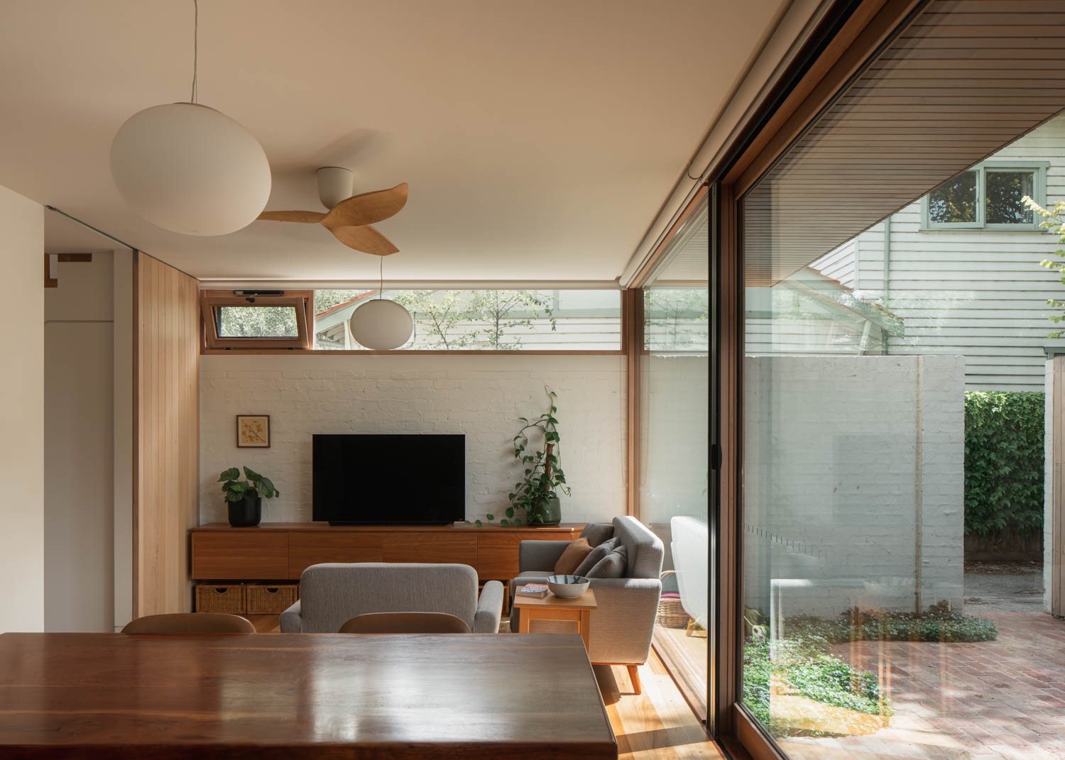 External Venetian Blinds in Little Brick House