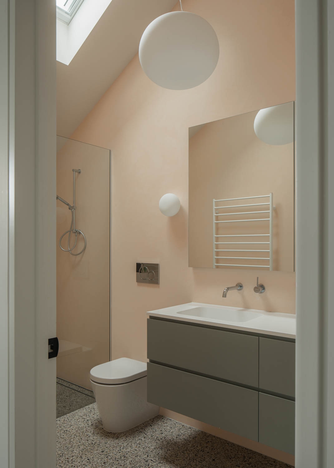 External Venetian Blinds in Little Brick House