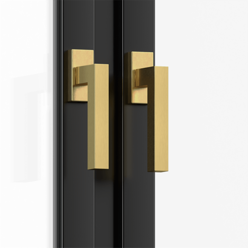 Lever Window Handles - Satin Brass